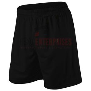 Vente en gros de shorts de gym de haute qualité pour hommes conception de logo personnalisé séchage rapide coton noir décontracté uni plusieurs quantités disponibles - Product Image 1