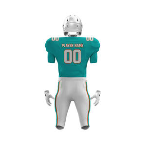 ชุดเสื้อและกางเกงฟุตบอลอเมริกันสำหรับผู้ชาย ออกแบบเองได้ ระบายอากาศได้ดี แห้งเร็ว ไซส์ใหญ่ เสื้อพิมพ์ลายแขนสั้นสำหรับฤดูร้อน - Product Image 6