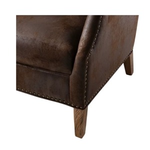 Maison Belfort Coomera Corner <b>Sofa</b> Modern Luxury Design <b>Wooden</b> <b>Frame</b> Fabric Cover Single Seater for School Park Workshop - Product Image 4