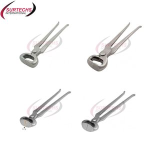Instrument vétérinaire de pince à sabot incurvé de chaussure de cheval vétérinaire de lame résistante pour le soin d'ongle de cheval et de bétail - Product Image 1