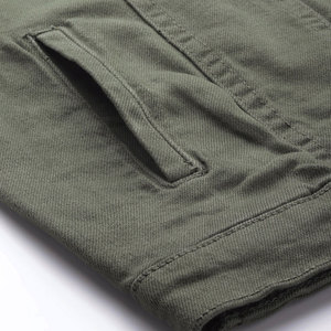 Veste d'hiver confortable et respirante en jean, couleur unie, service OEM, en vente en ligne au meilleur prix - Product Image 5
