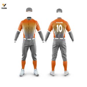 Maillot de baseball personnalisé de haute qualité, uniformes de vêtements de sport à séchage rapide, tissu en maille polyester recyclable respirant - Product Image 4
