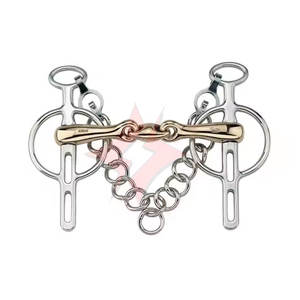 Alta calidad Sprengers Racing Liverpool M en forma de broca de caballo suave acolchado alemán boquilla de plata con acero inoxidable Suelto - Product Image 1