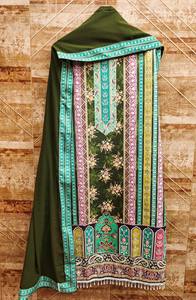 Costumes ethniques en soie pakistanaise Georgette en mousseline de soie avec impressions numériques complexes pour des occasions spéciales - Product Image 3