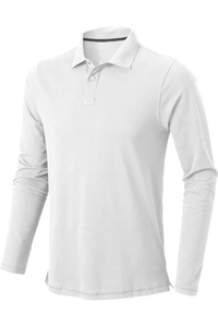 Las mejores camisetas de lona transpirables de ropa de golf de patrón sólido informal para hombres con diseño OEM personalizado y logotipo frontal para Polo Golf - Product Image 5