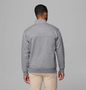 Sudadera Gris Haider, Fabricante de Sudaderas Personalizadas, Sudadera Casual para Hombre con Cuello Alto y Cierre de Cremallera de un Cuarto - Product Image 4