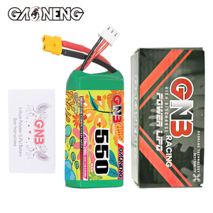 GAONENG GNB 550mAh 2S 7.4V 120C 240C Baterai Lipo Daya Tinggi Dengan Colokan XT30 untuk Drone FPV Indoor Tiny Whoop 1.6-2 Inci - Product Image 6