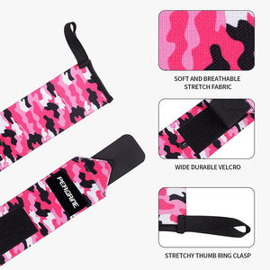 Correa de muñeca para gimnasio, correas de levantamiento de pesas, entrenamiento de Fitness, envolturas de muñeca para mano, Powerlifting, logotipo personalizado, gran oferta - Product Image 2