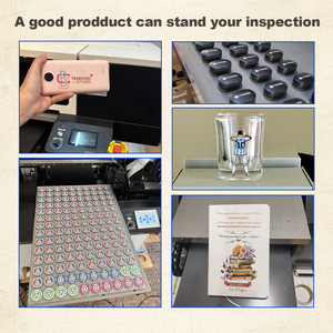 Imprimante UV à plat A2 RICOH GEN6 pour l'industrie, avec tête métallique, pour impression 3D sur jouets, cartes d'identité, porte-clés, boîtes à thé, tasses, sous-verres, tapis et autres objets métalliques - Product Image 5