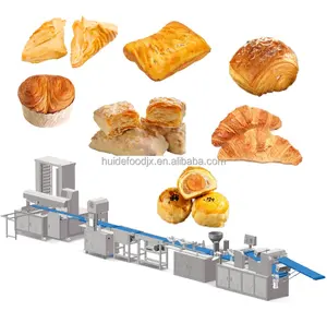 Línea de producción de repostería/Máquina para hacer hojaldre/Línea de producción de laminadora de masa automática