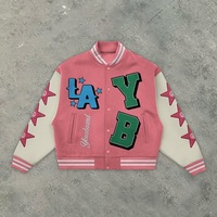 Y2K Streetwear veste de Baseball pour hommes manches longues Sublimation imprimé équipe sportive Varsity Bomber respirant Letterman veste