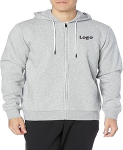 Vente en gros de pulls à capuche pour hommes sweats à capuche survêtements unis en polaire de haute qualité sweat à capuche logo imprimé personnalisé pour hommes - Product Image 3