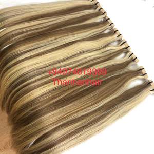 12-26 pouces naturel droit Piano couleur Ombre couleur bande de cheveux humains dans les extensions de cheveux 100% bande de cheveux humains dans les extensions - Product Image 2