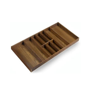 Natural <b>Wooden</b> Handle Spoon Fork Knife Flatware Set Gift <b>Box</b> 304 Stainless Steel Cutlery with <b>Bamboo</b> Handle - Product Image 4