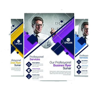 Top vente Flyer impression couleur personnalisée et dépliant Flyer services d'impression disponibles à bas prix