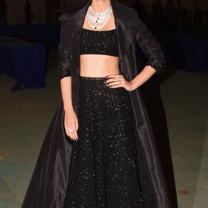 INDIAN & PAKISTANI BEAUTIFUL SPARKLY <b>FABRIC</b> WITH BLOUSE & LEHENGA DRESS for Party-wear-dress for Party/ Wedding =2024 - Product Image 1