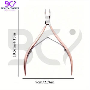 Coupe-cuticules en acier inoxydable à large ouverture de mâchoire et lame incurvée pour manucure et pédicure - Précision et élimination des peaux mortes - Product Image 5