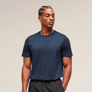 Camiseta Casual de Manga Corta con Cuello Redondo para Hombre, Color Amarillo Sólido, Talla Grande, 100% Algodón, Secado Rápido, Transpirable, Antiarrugas, Logotipo Personalizado 220 - Product Image 5