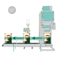 5kg 10kg 25kg 30kg Machine à emballer les céréales de riz Machine à plier les aliments pour animaux Machine d'emballage de granulés de bois en plastique
