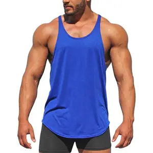 Marken kleidung Bodybuilding O-Neck Singulett Fitness Männer Tank Top Stringer Weste Unterhemd