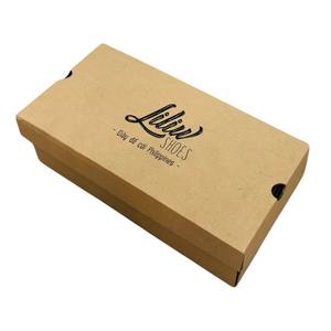 Boîte de papier ondulé en carton 3 couches personnalisé écologique OEM pour l'emballage de chaussures avec impression flexo vente en gros - Product Image 1