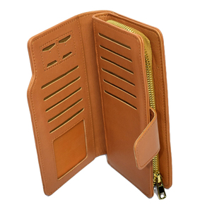 PromotionCowhide pochette en cuir fait à la main bracelet vache impression portefeuille mince pour les femmes vraie vache cacher fourrure sac à main cadeaux pour elle - Product Image 3