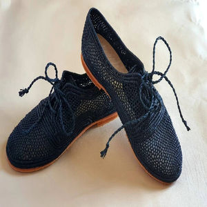 Vente en gros de pantoufles et sandales marocaines faites à la main en raphia, chaussures tissées écologiques pour femmes et hommes, commande en gros, fournisseur direct - Product Image 1