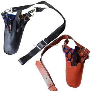 Étui de transport pour ciseaux de barbier en cuir de vachette de luxe fait main, résistant aux odeurs, LBSH-0024 - Product Image 6