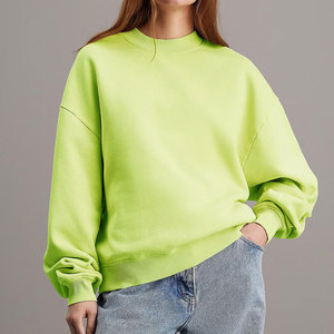 Sudaderas de algodón de nuevo diseño para mujer, ropa informal, sudaderas de moda, sudaderas de algodón 100% transpirables de Color sólido para mujer - Product Image 6