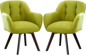 Sillas de comedor modernas y cómodas de madera negra con respaldo curvo grueso tapizado de Metal para el hogar sala de estar cocina uso - Product Image 3