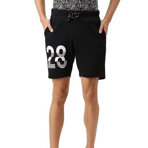 Pantalones Cortos Cómodos y Personalizados para Hombre, de Tela, Cintura Media, Cierre con Cordón, Diseño de Bloques de Color, Secado Rápido, 100% Algodón Estampado - Product Image 1