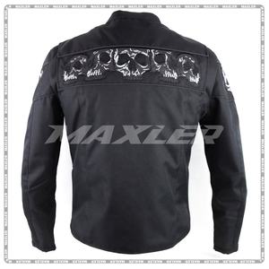 Chaqueta impermeable para moto con rejillas de ventilación, Chaqueta corta aprobada por CE para hombres, chaqueta textil ligera para todas las estaciones - Product Image 3
