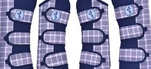 Botas ajustables de viaje para caballos para un ajuste óptimo y protección para viajes por carretera con calzones - Product Image 3