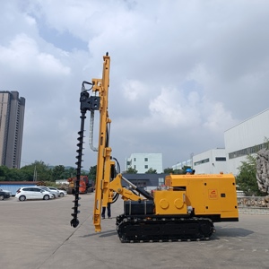 Với 4 Xi Lanh 97kw Cummins động cơ diesel cho năng lượng mặt trời đống cài đặt, hengxing hxr7 năng lượng mặt trời PV đống điều khiển ramming máy - Product Image 4