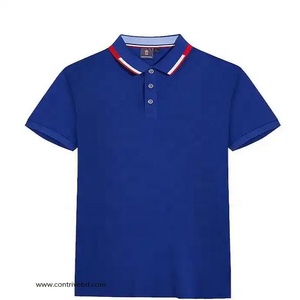 Vente en gros 100% coton Polo de golf décontracté pour hommes T-shirts à manches courtes personnalisés grande taille Logo Design vierge Option Polo - Product Image 4