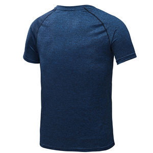 Camiseta 100% de diseñador de algodón con logotipo personalizado para hombre, ropa de punto liso con patrón sólido, estilo informal de talla grande, tela de 200 gramos - Product Image 2