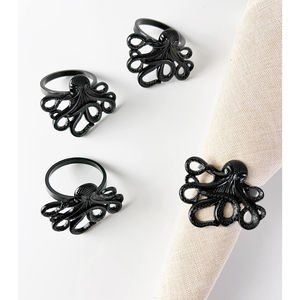 Design moderne, lot de 4 ronds de serviette en métal léopard, porte-serviettes de mariage en bronze écologique pour la décoration de table d'un hôtel et d'un restaurant - Product Image 3