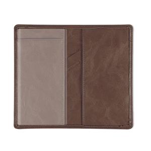 Funda para Chequera de Cuero Genuino con Bloqueo RFID, con Portaplumas y Compartimento Superior para Cheques Desprendibles, Logotipo y Diseño Personalizables - Product Image 1