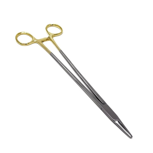 Porte-aiguille dentaire manuel de précision durable en acier inoxydable, accessoire chirurgical certifié CE, ergonomique à 3 mors - Product Image 2