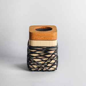 Brûleur à Bakhoor en bois et métal, Mabkhara islamique moderne, fait main, décoration du Ramadan - Product Image 6