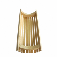 Aksesori Ruang Sauna Kap Lampu Kayu Terbuat dari Kayu Pinus Putih Finlandia; Penutup Pelindung LED; Pelindung Lampu Anti Ledakan