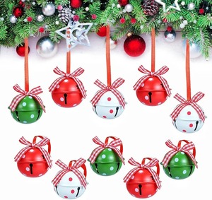 Decoración navideña Campana colgante de metal para árbol Adorno de estilo vintage para decoración de vacaciones en casa y fiesta - Product Image 4
