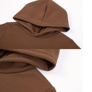 Sudadera con capucha de manga larga informal para niños de la mejor calidad, holgada, con bolsillo frontal bordado, algodón orgánico, estilo único - Product Image 4