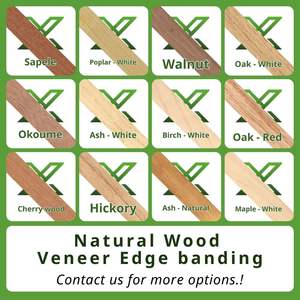 Bande de chant en bois naturel imperméable de haute qualité Qing Yang, placage UV, pour meubles, utilisation en extérieur et en intérieur - Product Image 5