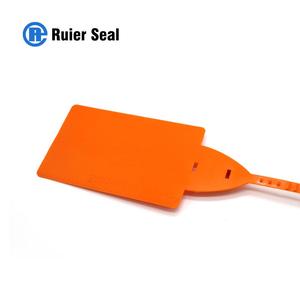 Ruier rep204 dùng một lần kéo chặt chẽ xe tải <span class=keywords><strong>container</strong></span> hậu cần an toàn con dấu nhựa khóa với mã vạch - Product Image 4