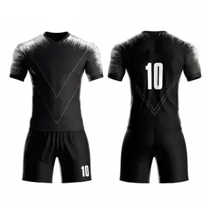 Camiseta de fútbol personalizada para niños, Conjunto de Jersey de fútbol de secado rápido, uniforme de fútbol transpirable para niños