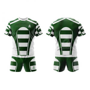 Uniforme de Rugby de Alta Calidad 100% Poliéster, Personalizable, Tallas Grandes, Marca Privada con Nombre de Equipo Personalizado, Superventas para Hombre - Product Image 5