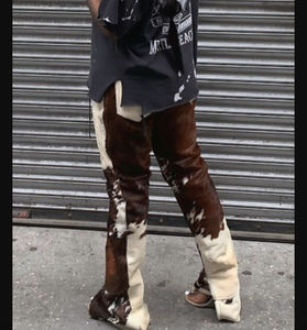 2025 New Custom Cowhide Biker Leather Jacket for Mens Hair on Leather Jackets Any <b>Colour</b> Any Design Jacket for man - Product Image 5