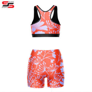Women Wear Comfortable Stylish Breathable Sublimation Printed Lightweight <b>Gym</b> Yoga <b>Shorts</b> Customized Women <b>Shorts</b> and Bra - Product Image 2
