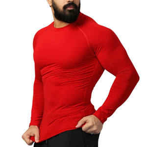 Camiseta Deportiva de Compresión de Manga Larga para Hombre, Secado Rápido, Transpirable, Ecológica, Anti-UV, Capa Base para Fitness, Logotipo Personalizado - Product Image 2
